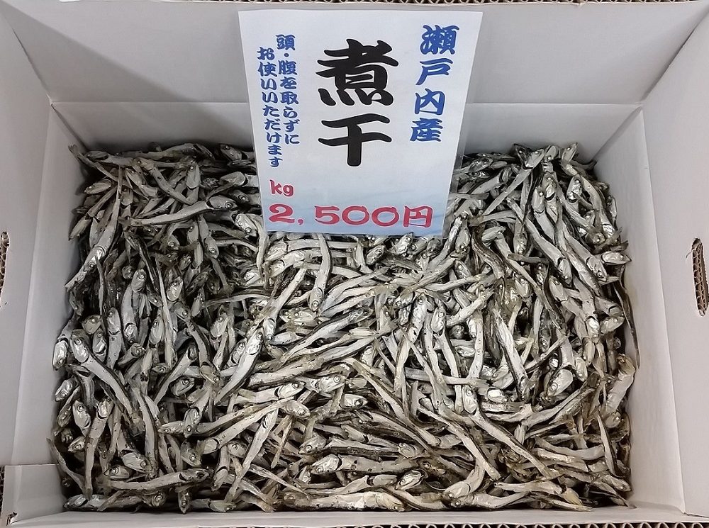 瀬戸内いりこ　讃岐うどんなどの白だしに最適