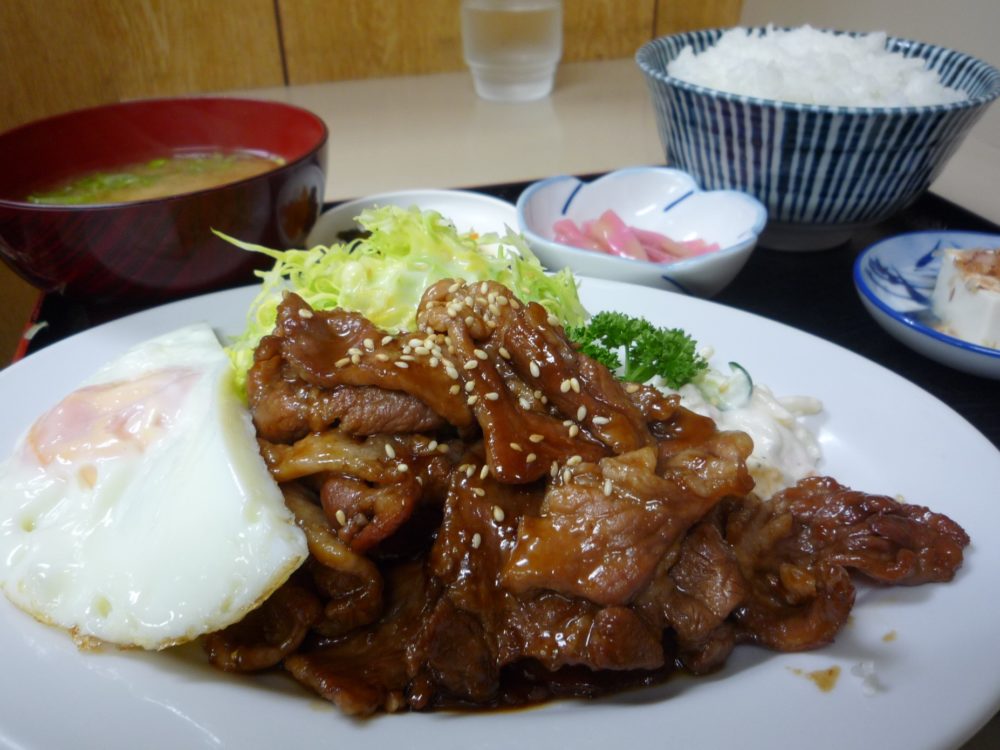 しょうが焼き定食